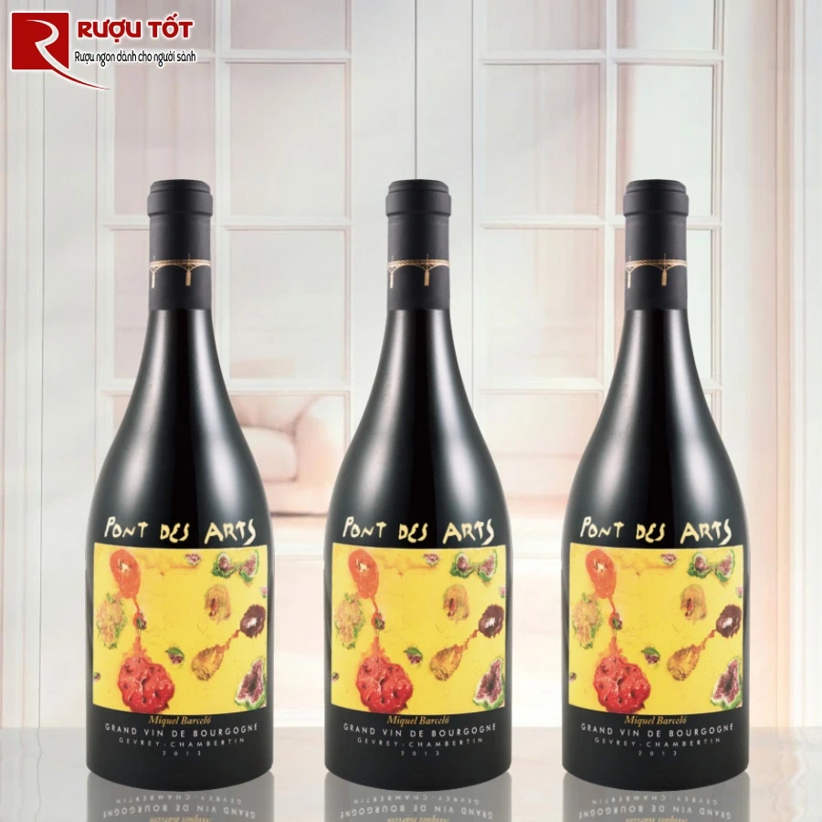 ruou pont des arts miquel barcelo label chinh hang