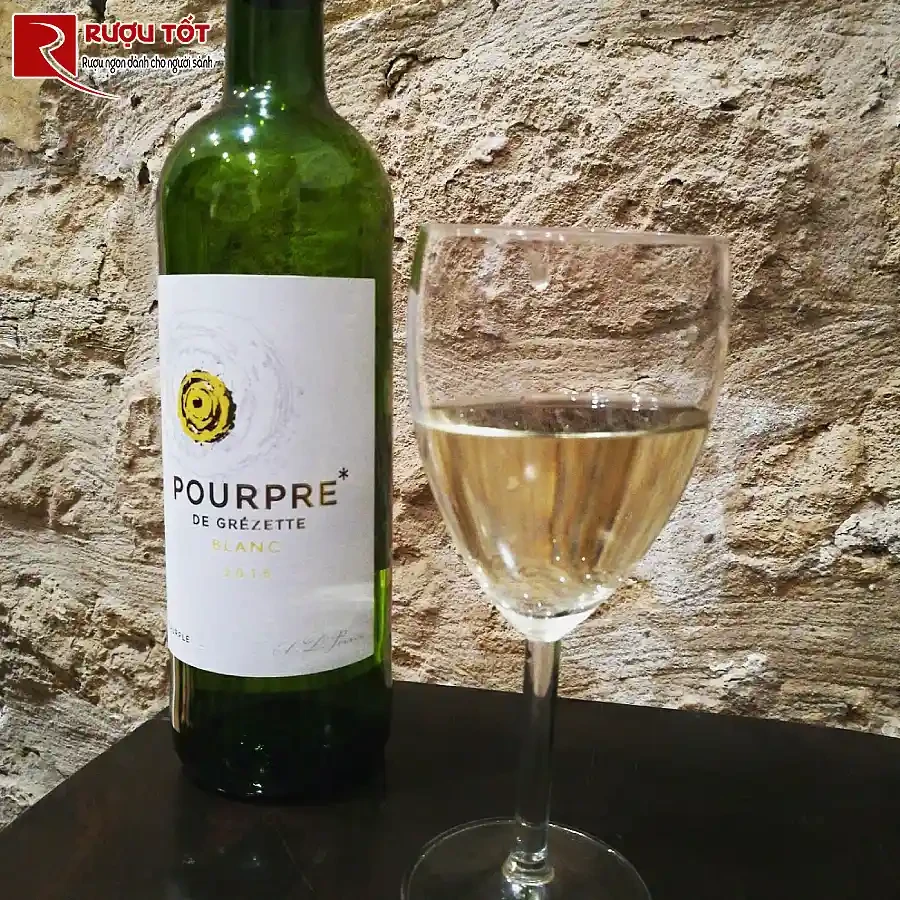 ruou pourpre de grezette blanc hao hang phap