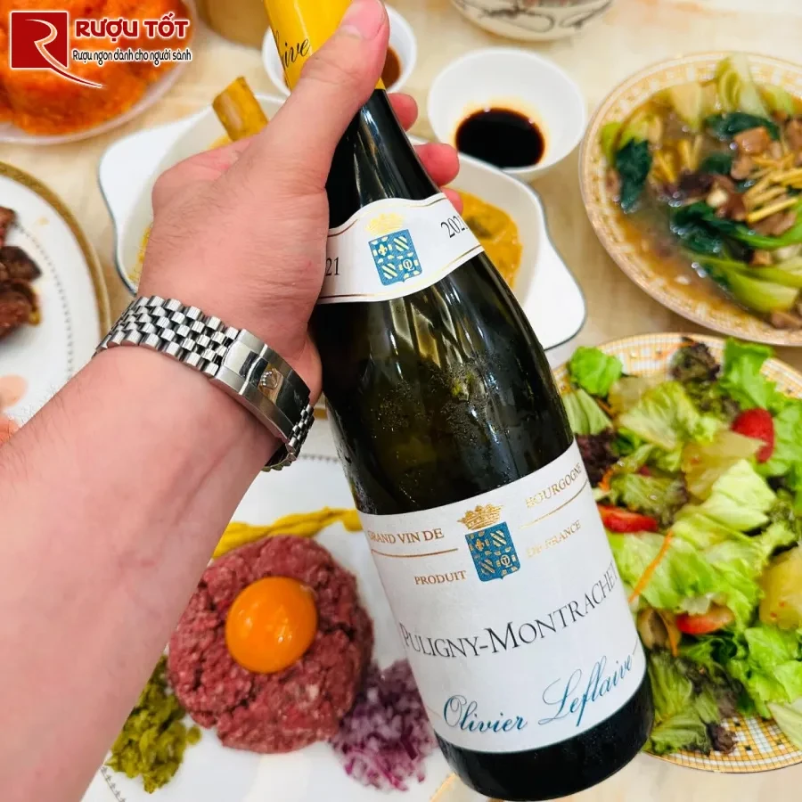 ruou puligny montrachet olivier leflaive