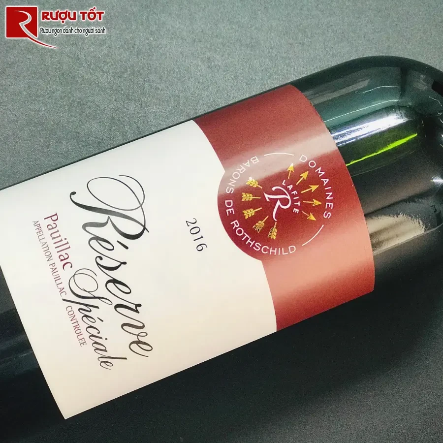 ruou reserve speciale pauillac barons de rothschild