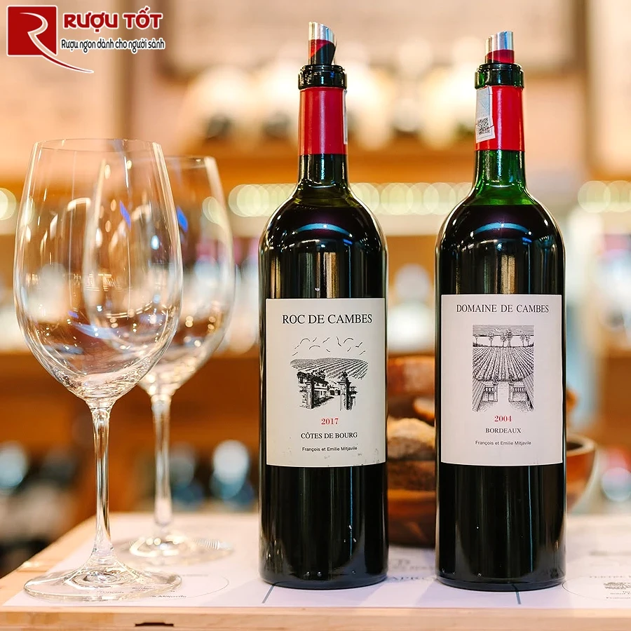 Rượu Roc de Cambes Cotes de Bourg