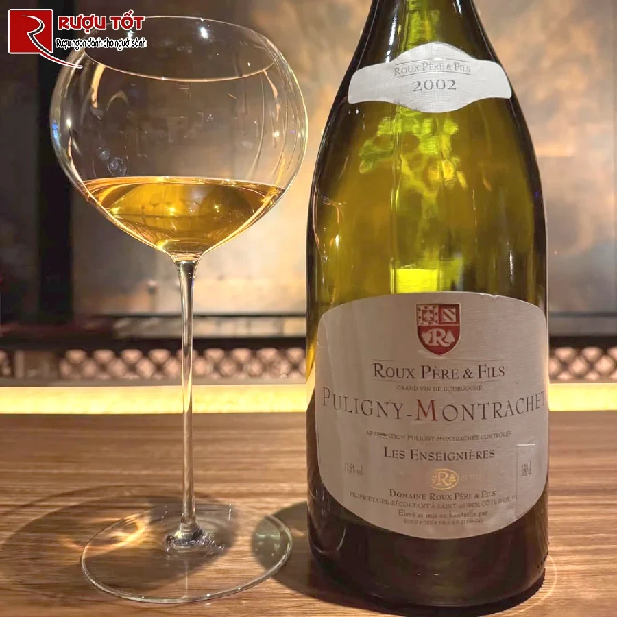 ruou roux pere & fils puligny montrachet les enseigneres phap