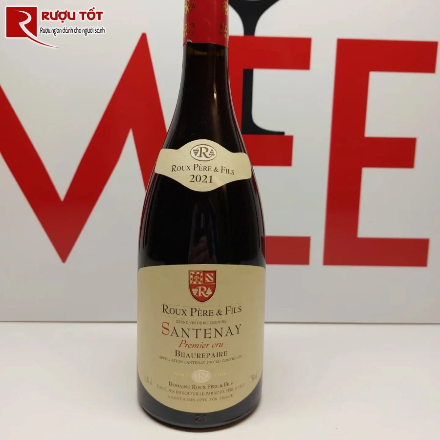 ruou santenay premier cru beauregard domaine roux