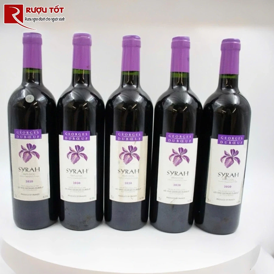 ruou shiraz pays d'oc georges duboeuf