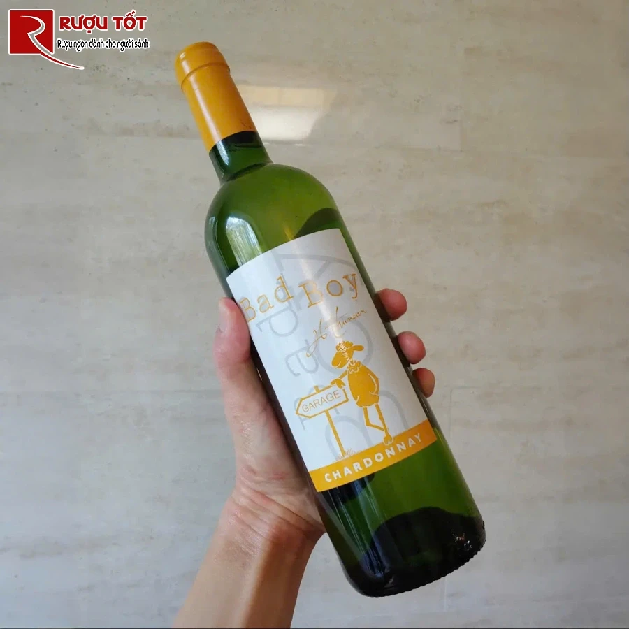ruou thunevin bad boy chardonnay 750ml 13% phap
