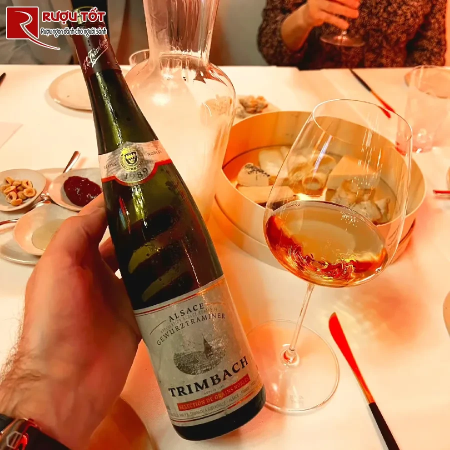 ruou trimbach gewurztraminer vendanges tardives alsace