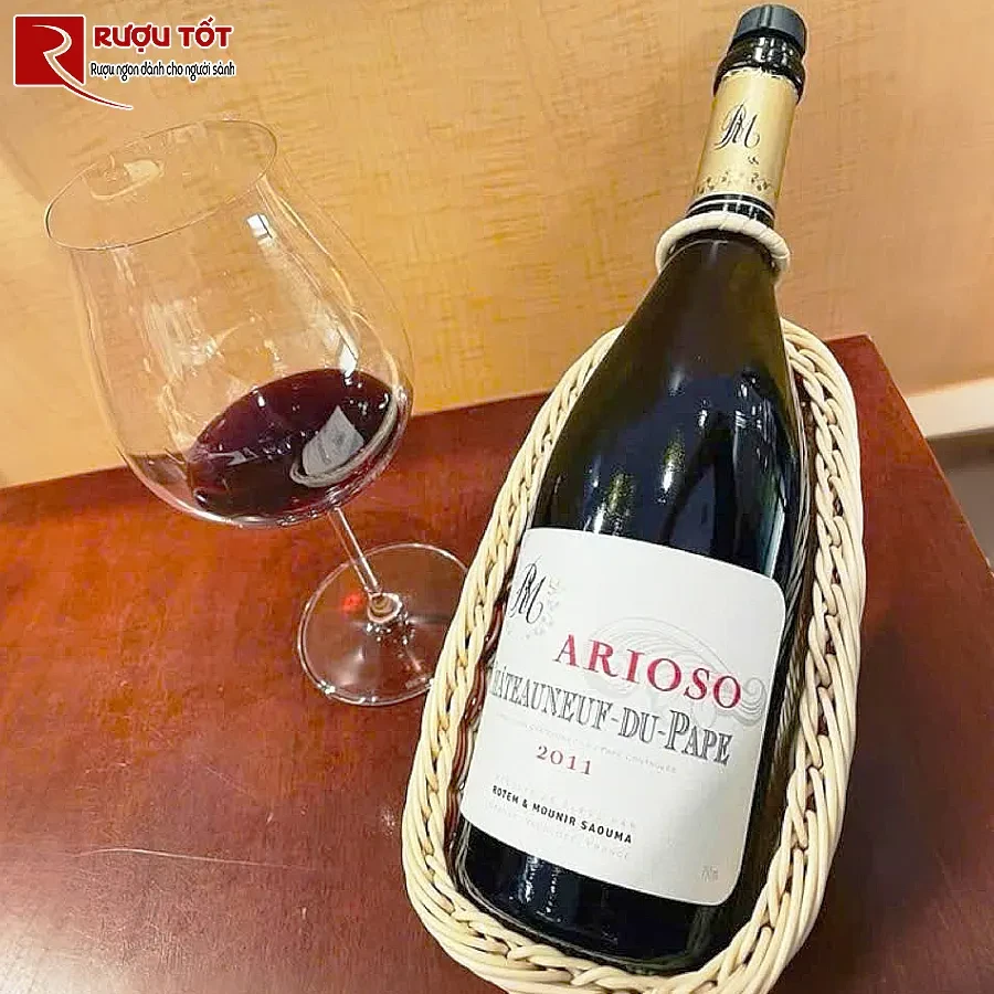 ruou vang arioso chateauneuf du pape chinh hang