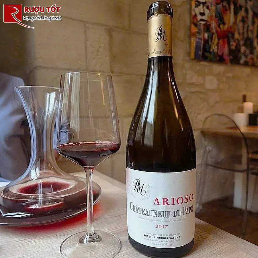 ruou vang arioso chateauneuf du pape gia tot