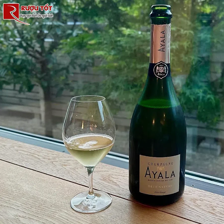 ruou vang ayala brut nature zero dosage