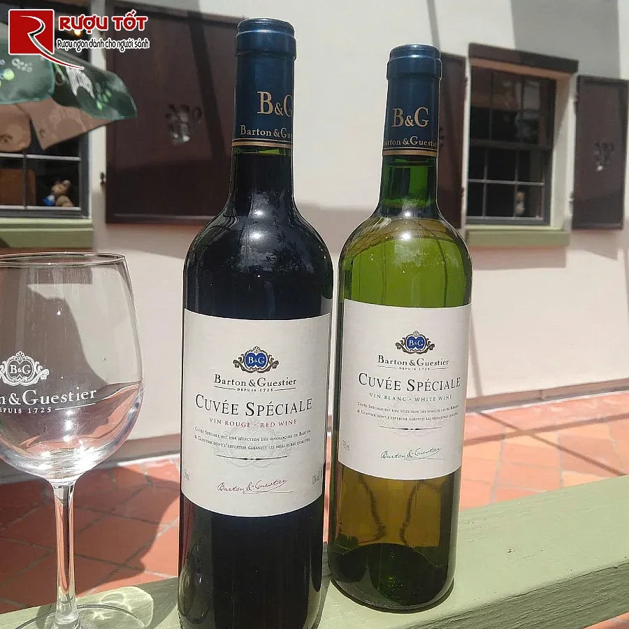 ruou vang barton & guestier cuvee speciale blanc