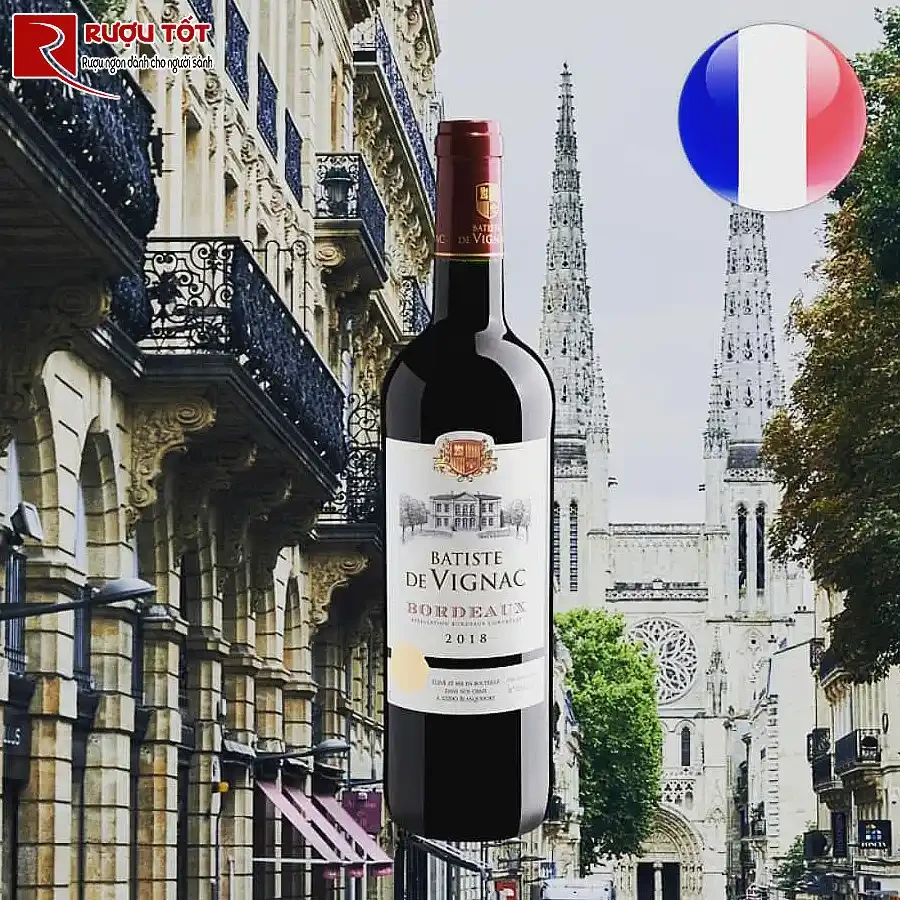 ruou vang batiste de vignac bordeaux