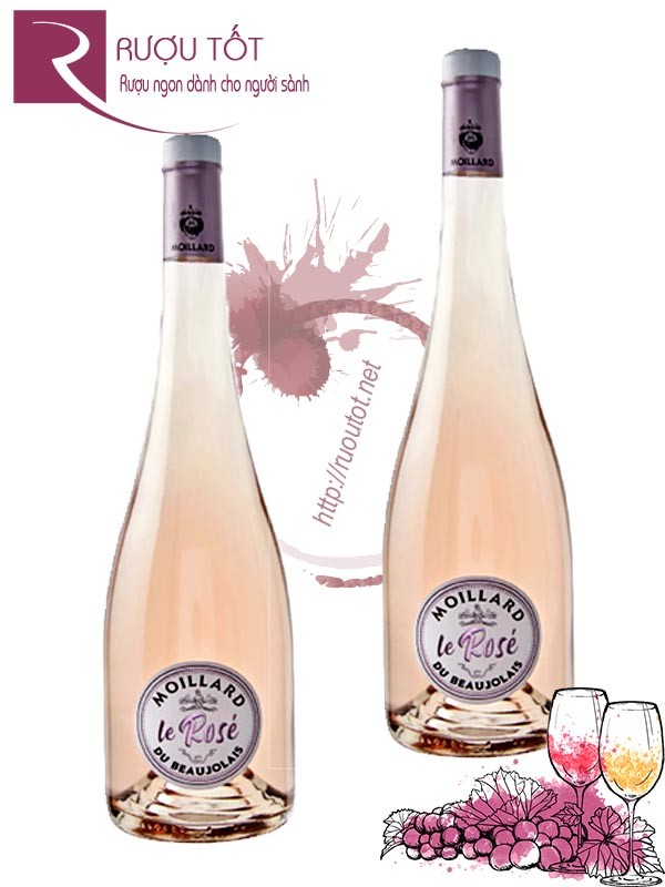Rượu vang Beaujolais Nouveau Rose Chính hãng