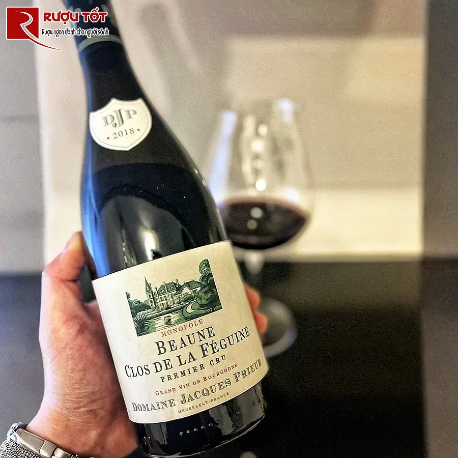ruou vang beaune clos de la feguine