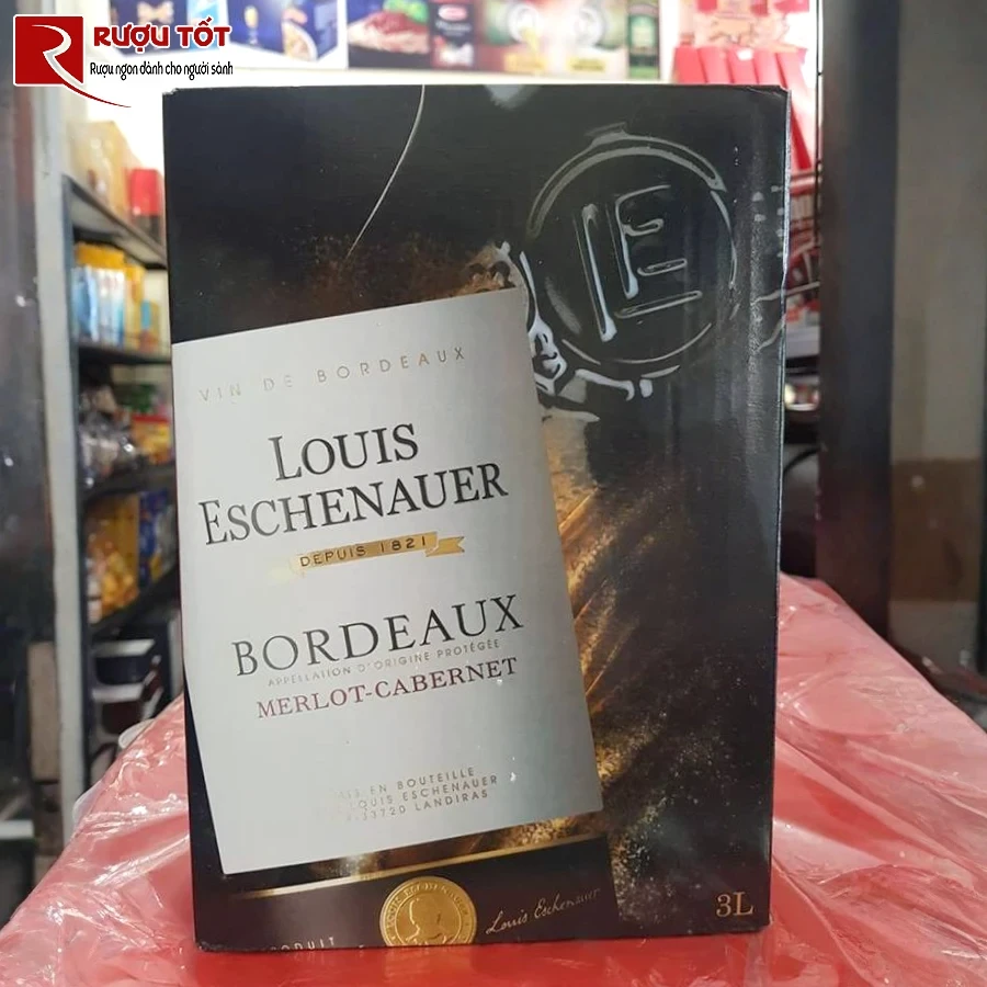 ruou vang bich louis eschenauer bordeaux blend hao hang phap