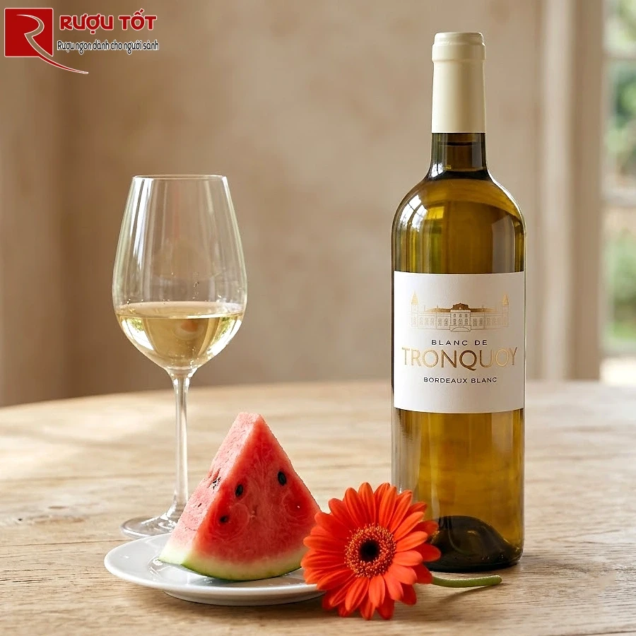 Rượu vang Blanc de Tronquoy Bordeaux