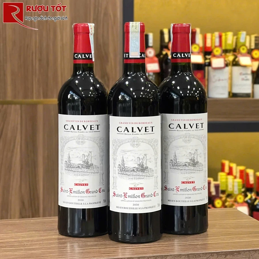 Rượu vang Calvet Saint Emilion Grand Cru
