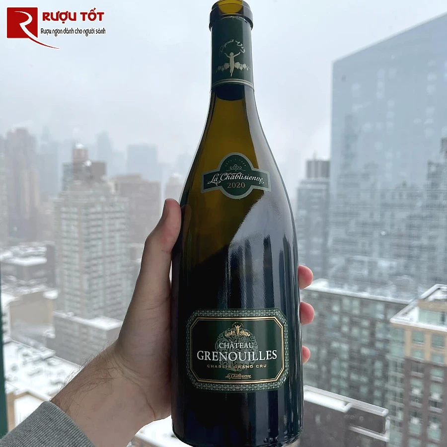 ruou vang chablis grand cru grenouilles 750ml 13% chinh hang