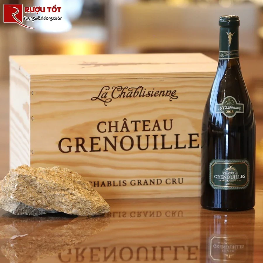 ruou vang chablis grand cru grenouilles 750ml 13% phap