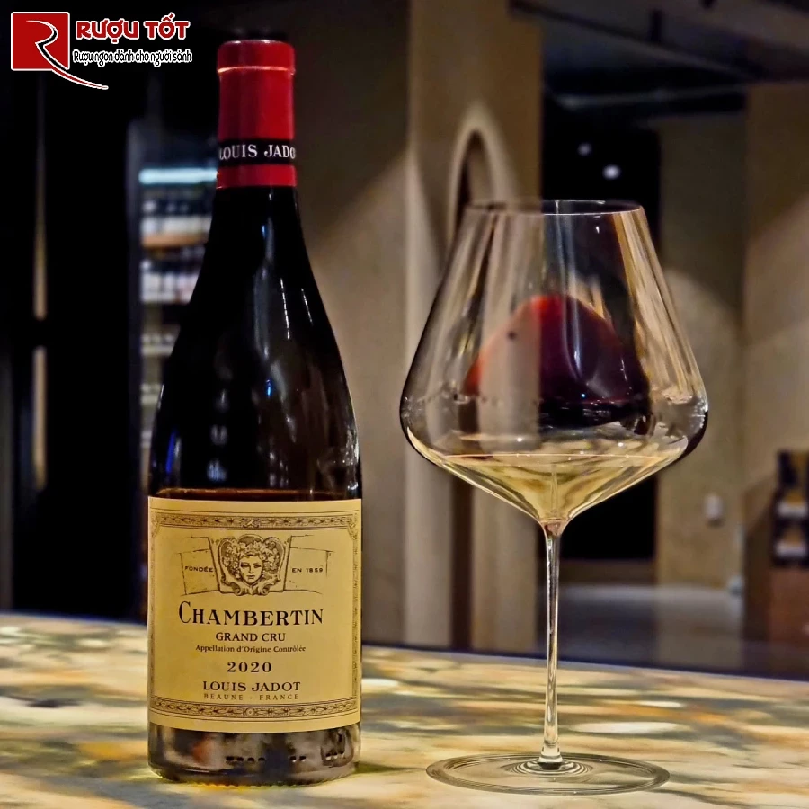 ruou vang chambertin grand cru louis jadot 750ml 13,5% phap