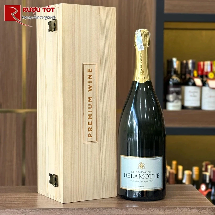 Rượu vang Champagne Delamotte Brut