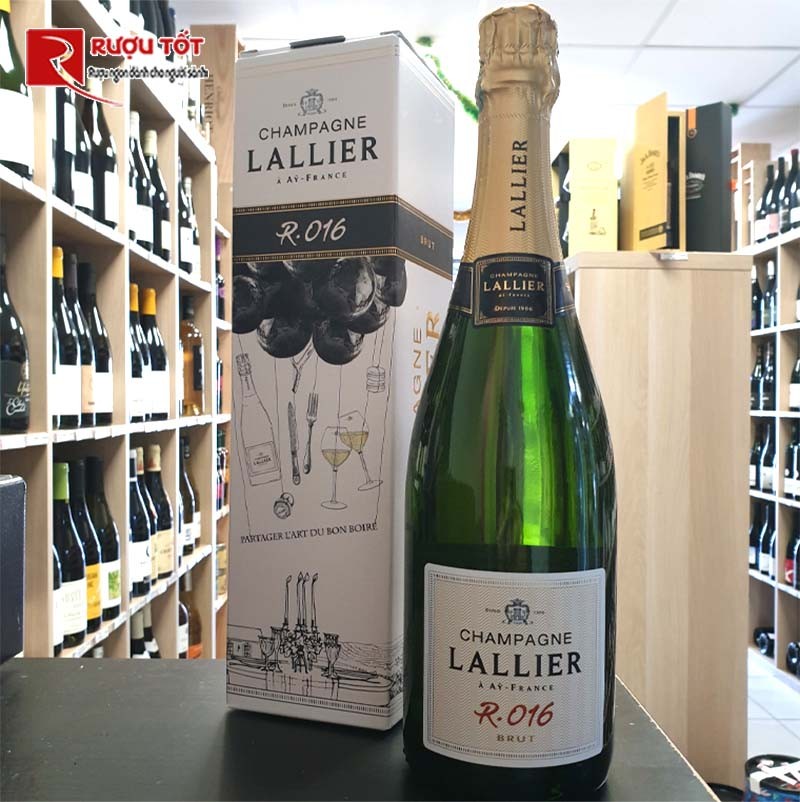 Rượu vang Champagne Lallier Cuvee R016