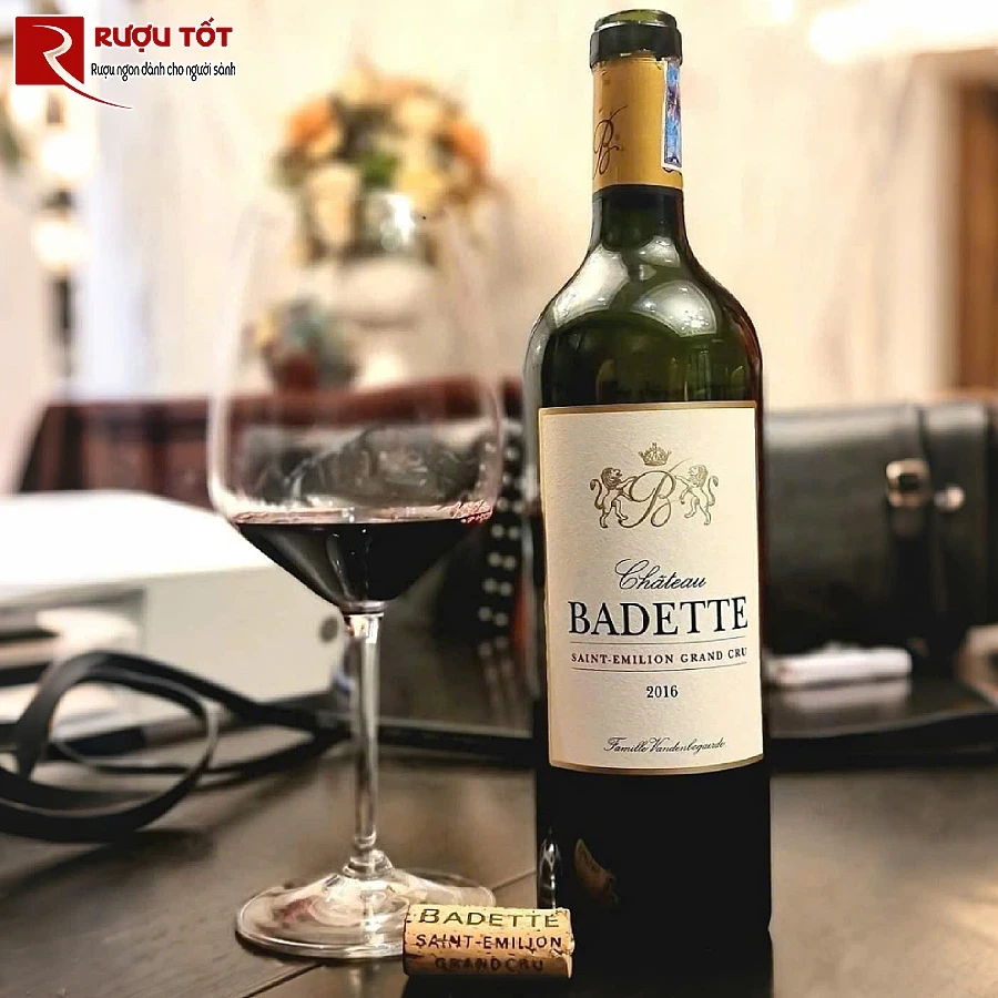 ruou vang chateau badette saint emilion