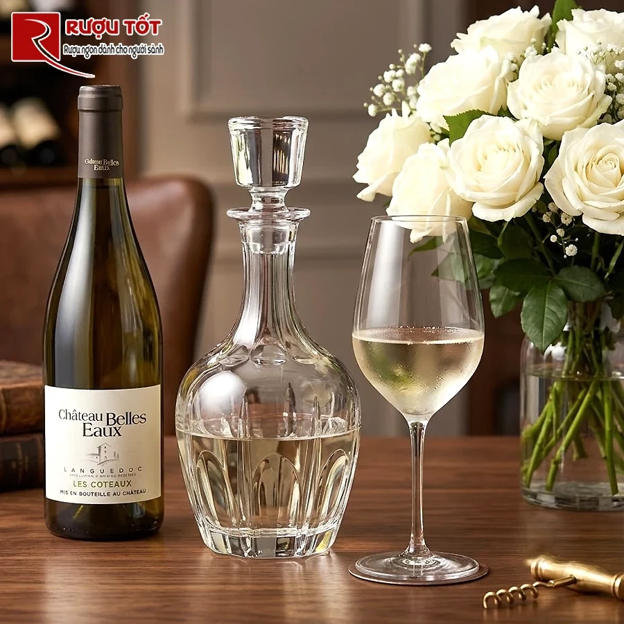 Rượu vang Chateau Belles Eaux Languedoc Les Coteaux White