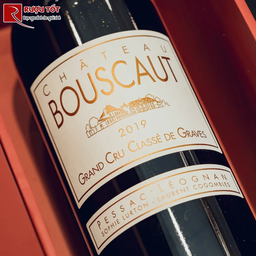 ruou vang chateau bouscaut rouge grand cru classes de graves chinh hang