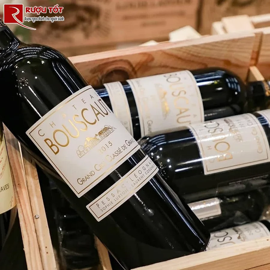 ruou vang chateau bouscaut rouge grand cru classes de graves