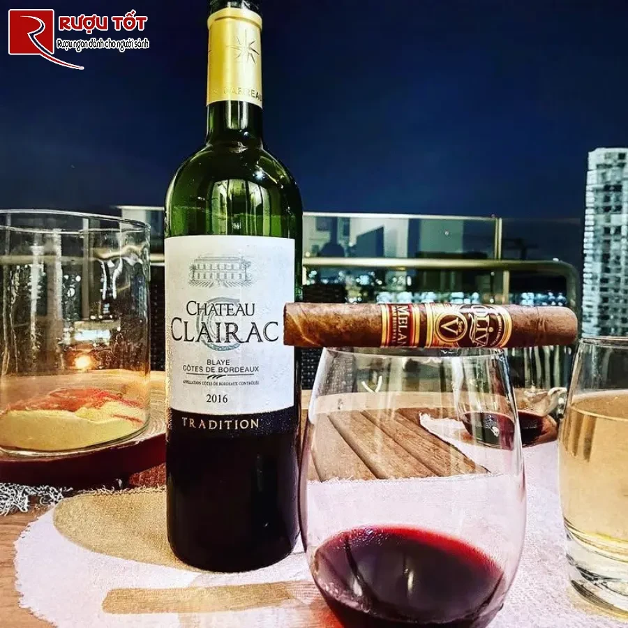 ruou vang chateau clairac borie manoux 14% 750ml phap