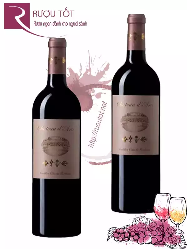 Rượu vang Chateau D'arce AOC Cao cấp