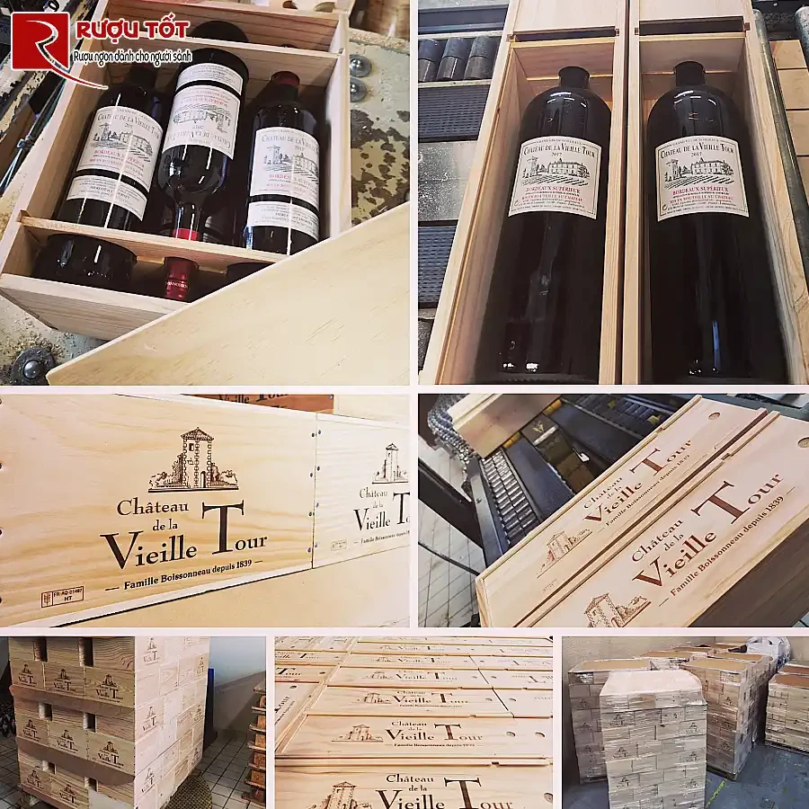 ruou vang chateau de la vieille tour bordeaux superieur