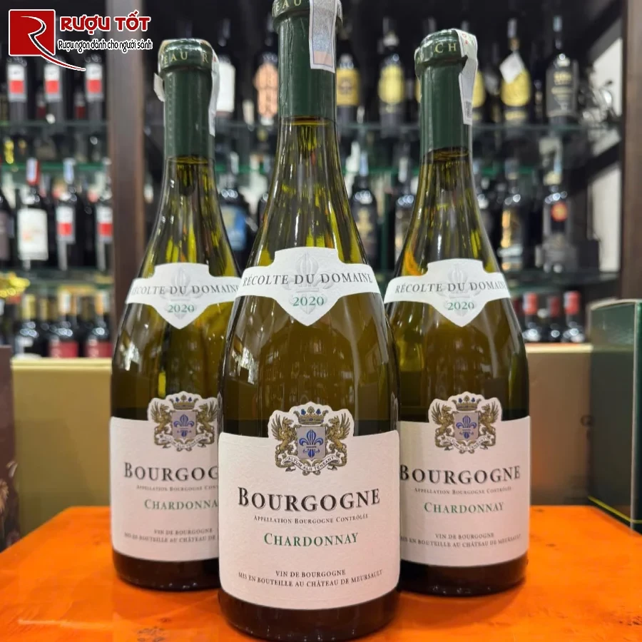 ruou vang chateau de meursault bourgogne chardonnay 750ml 13,5%