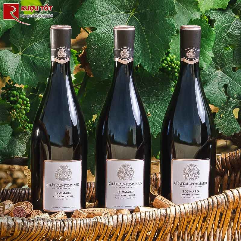 Rượu vang Chateau de Pommard Clos Marey Monge