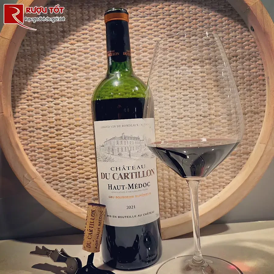 ruou vang chateau du cartillon haut medoc