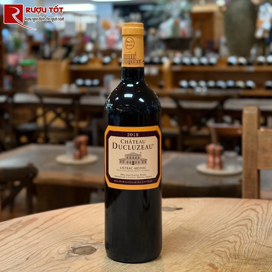 ruou vang chateau ducluzeau listrac medoc