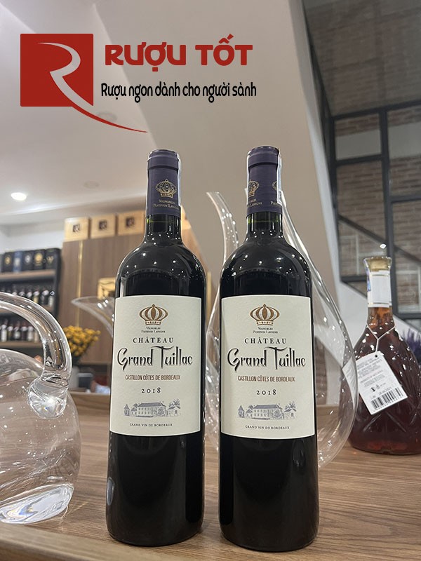 Rượu vang Chateau Grand Tuillac 2018
