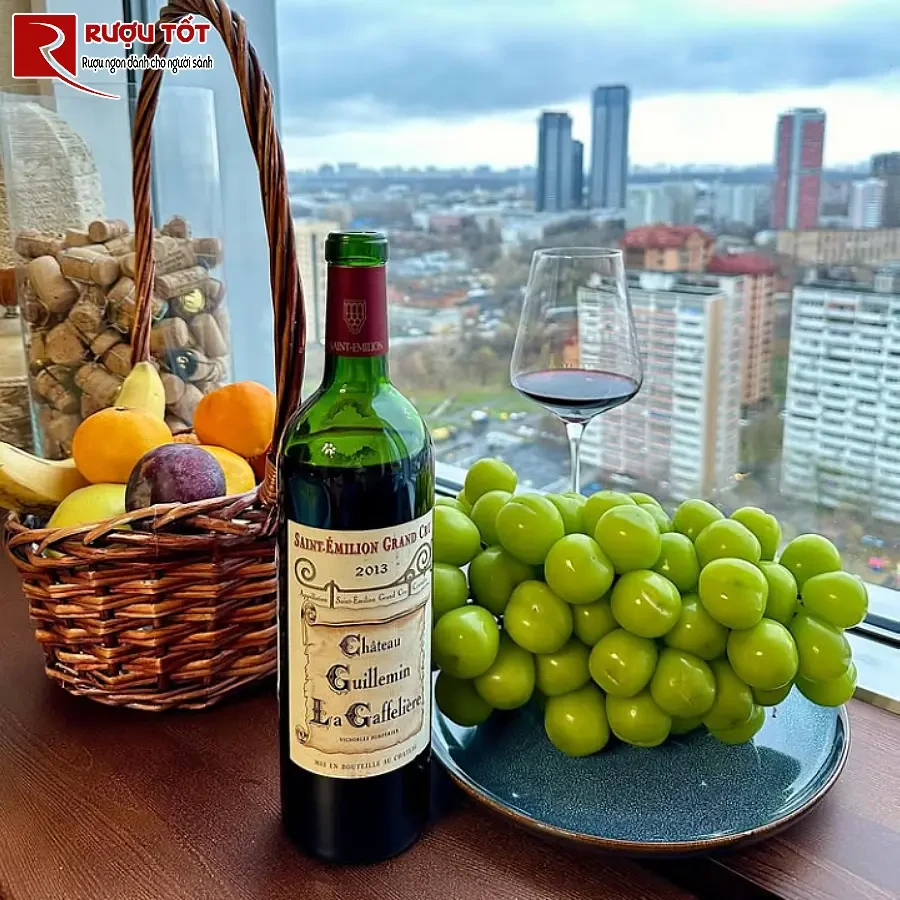 ruou vang chateau guillemin la gaffeliere 750ml 14,5% nhap khau Phap