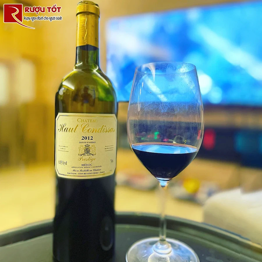 ruou vang chateau haut condissas prestige medoc