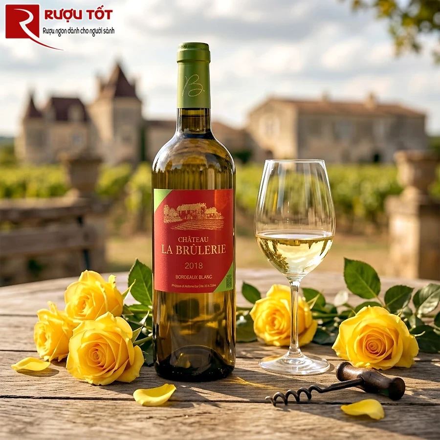 Rượu vang Chateau La Brulerie Bordeaux White