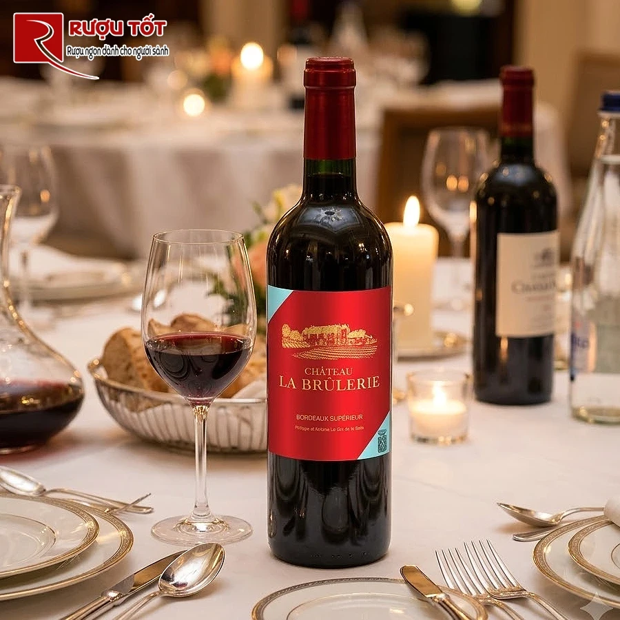 Rượu vang Chateau La Brulerie Bordeaux