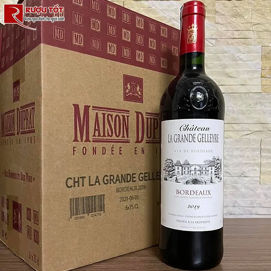 ruou vang chateau la grande gelleyre chinh hang