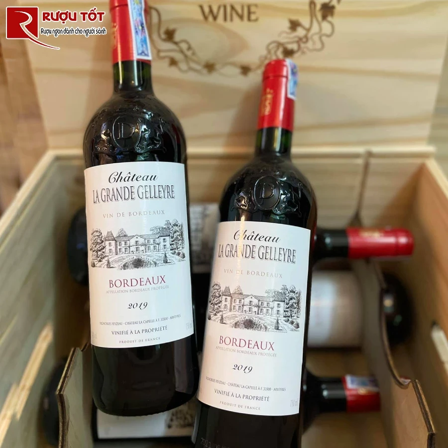 ruou vang chateau la grande gelleyre gia tot