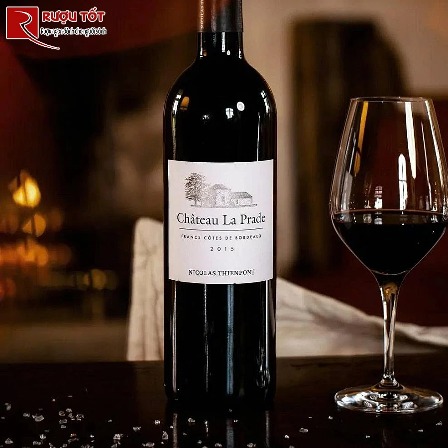 ruou vang chateau la prade francs cotes de bordeaux