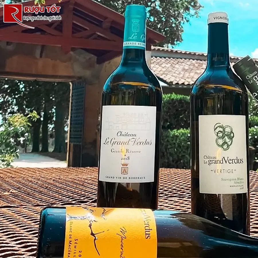 ruou vang chateau le grand verdus grande reserve gia tot