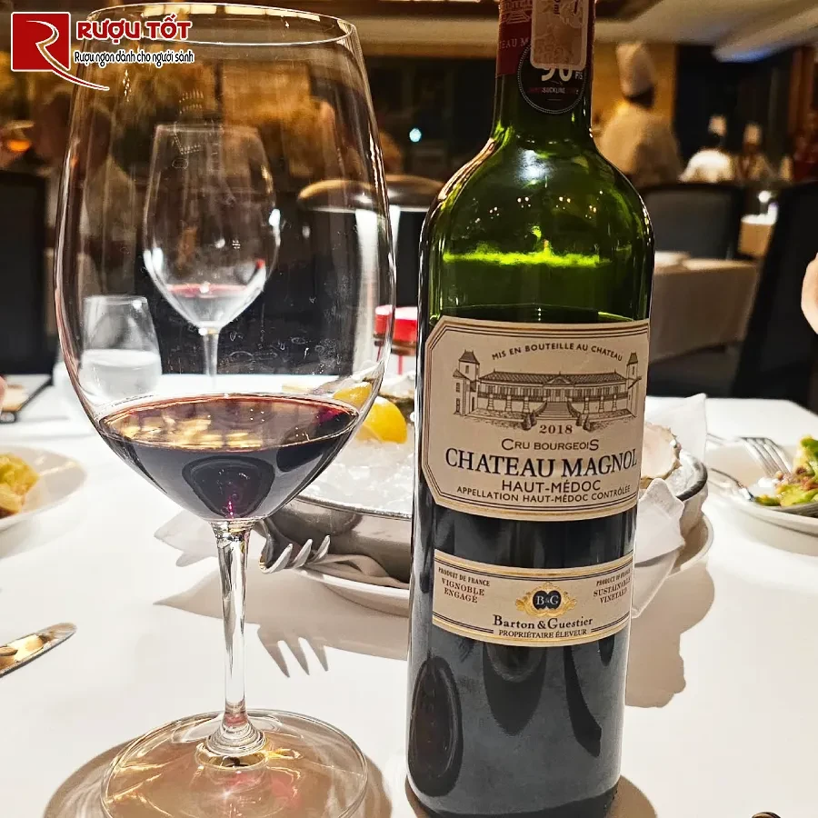 ruou vang chateau magnol haut medoc gia re