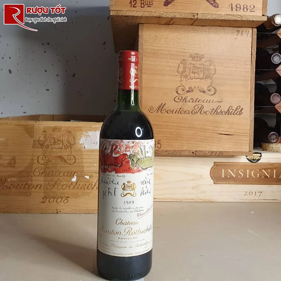 ruou vang chateau mouton rothschild 1989 chinh hang