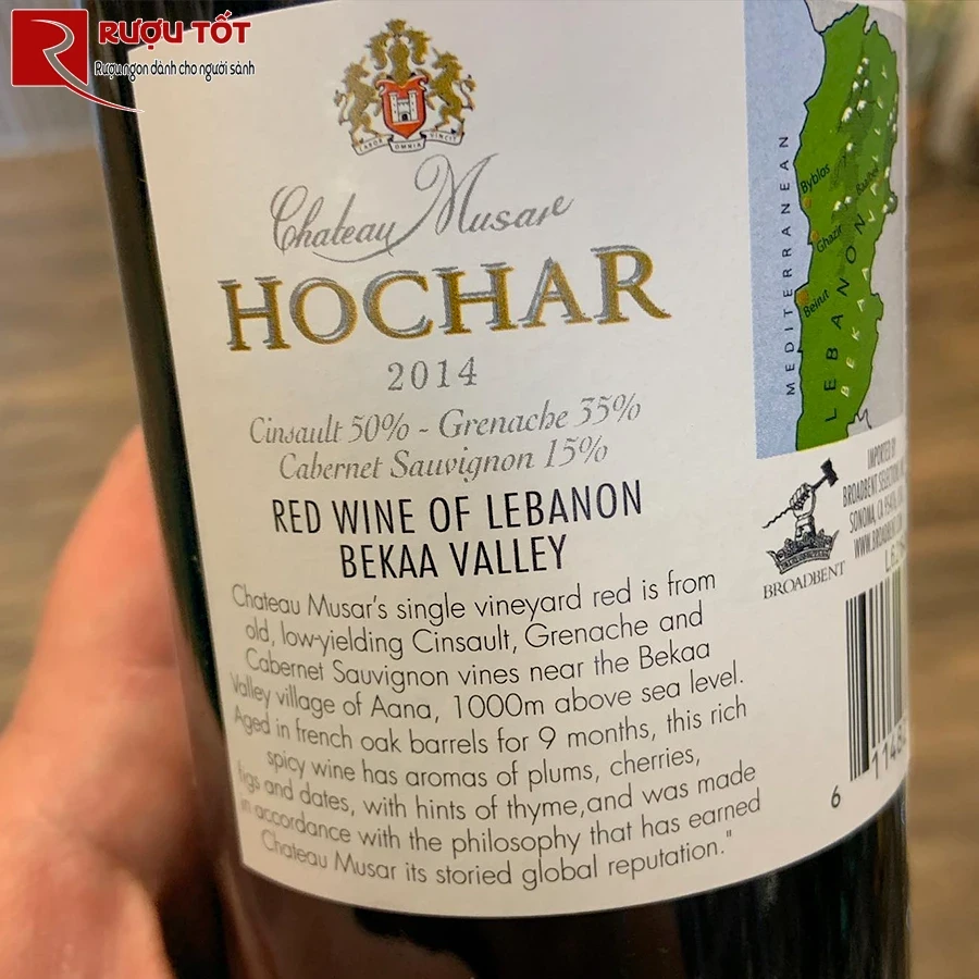 Rượu vang Chateau Musar Hochar