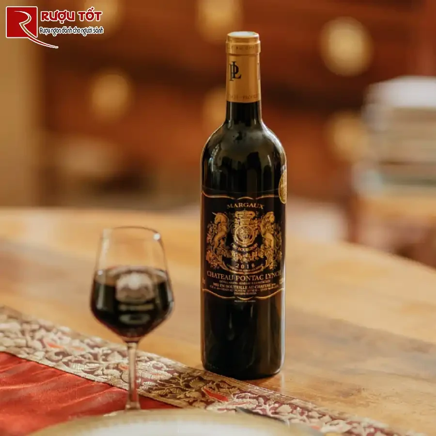 ruou vang chateau pontac lynch cru bourgeois 750ml 13%