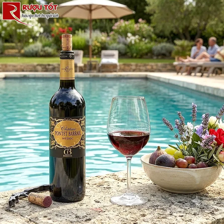Rượu vang Chateau Pontet Barrail Medoc Cru Bourgeois